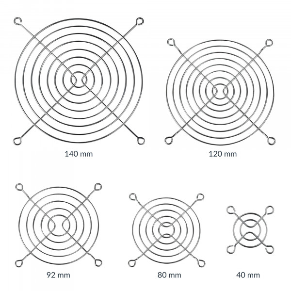 Решітка для вентилятора Arctic Fan Grill 80 мм Silver (ACFAN00085A)