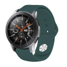 Силіконовий ремінець BeCover для Xiaomi iMi KW66/Mi Watch Color/Haylou LS01/Watch S1 Active Dark-Green (706366)