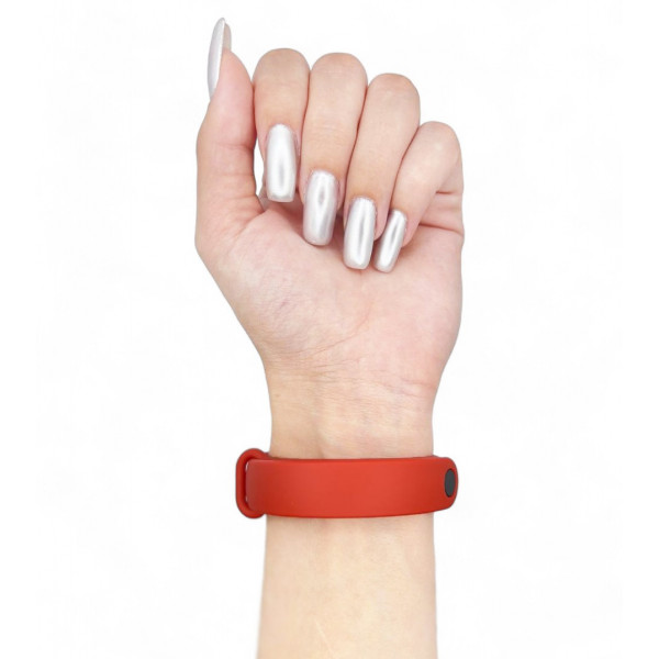 Силіконовий ремінець BeCover для Xiaomi Mi Smart Band 9 Dark Red (711943)