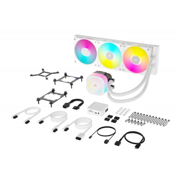 Система водяного охолодження Corsair Icue Link Titan 360 White (CW-9061021-WW)