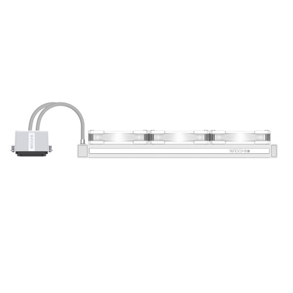 Система водяного охолодження ID-Cooling Dashflow 360 Basic White