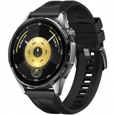 Смарт-годинник Huawei Watch GT 6 46mm Black with Black Fluoroelastomer Strap (55020FTX)