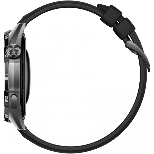 Смарт-годинник Huawei Watch GT 6 46mm Black with Black Fluoroelastomer Strap (55020FTX)