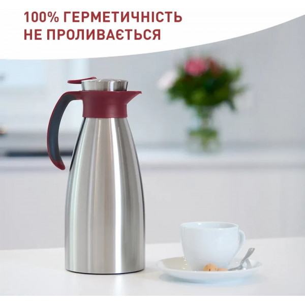 Термоглечик Tefal Soft Grip 1.5 л Burgundy (K3042214)