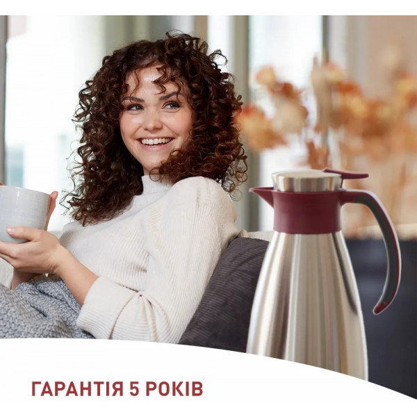 Термоглечик Tefal Soft Grip 1.5 л Burgundy (K3042214)