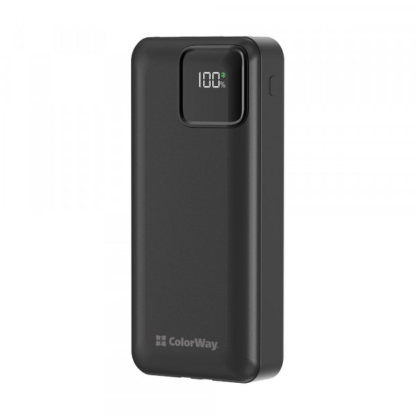 Універсальна мобільна батарея ColorWay Optimal Power 20000mAh Black (CW-PB200LPB5BK-PDD)