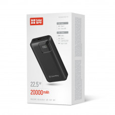 Універсальна мобільна батарея ColorWay Optimal Power 20000mAh Black (CW-PB200LPB5BK-PDD)