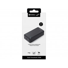 Універсальна мобільна батарея Sandberg Saver Powerbank 27000mAh Black (320-43)