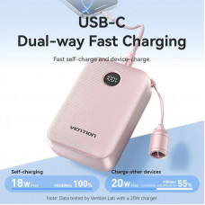 Універсальна мобільна батарея Vention 20000mAh 22.5W Black (FKBB0-C)