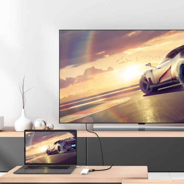 USB-хаб J5create USB-C 6-в-1 White (JCD373-N)