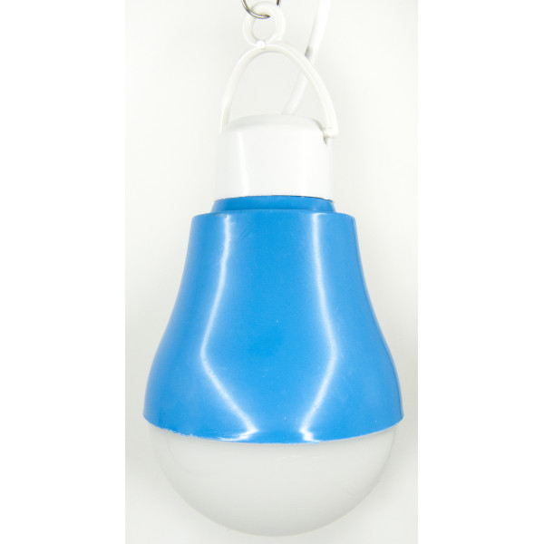 USB-світильник з LED-лампочкою Dengos, шнур ~1м, 5V, 5W, Blue (LED-BULB-5V5W-BLUE)