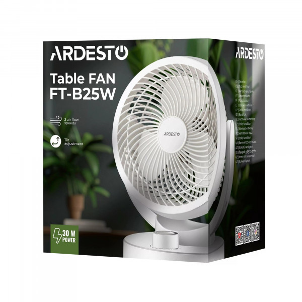 Вентилятор Ardesto FT-B25W
