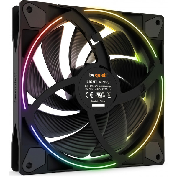 Вентилятор be quiet! Light Wings 140mm PWM High-Speed Black (BL075)