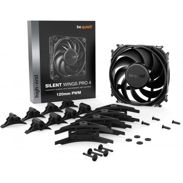 Вентилятор be quiet! Silent Wings Pro 4 120mm PWM Black (BL098)