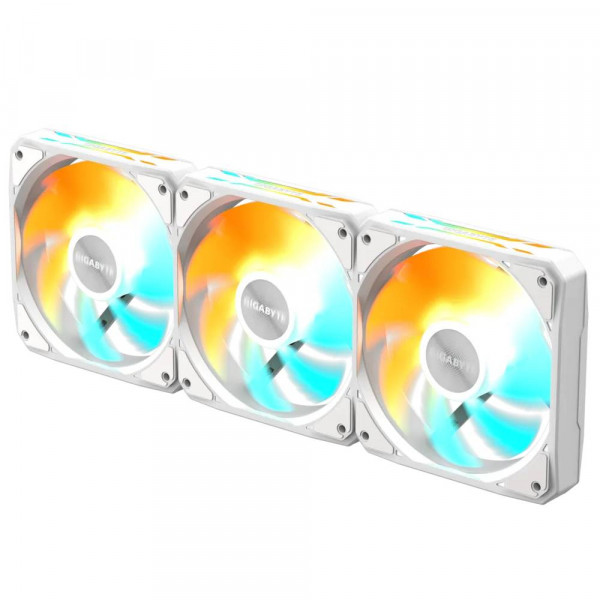 Вентилятор Gigabyte EZ Chain Fan 120 Ice 3-Pack White (GP-GBT EZFAN1203 ICE)