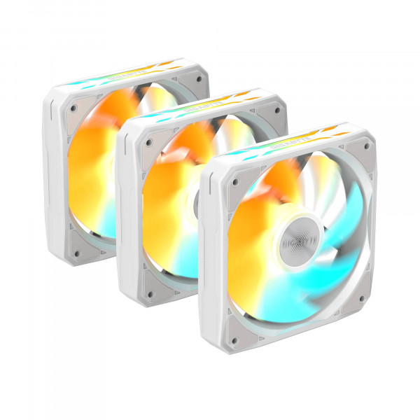 Вентилятор Gigabyte EZ Chain Fan 120 Ice 3-Pack White (GP-GBT EZFAN1203 ICE)