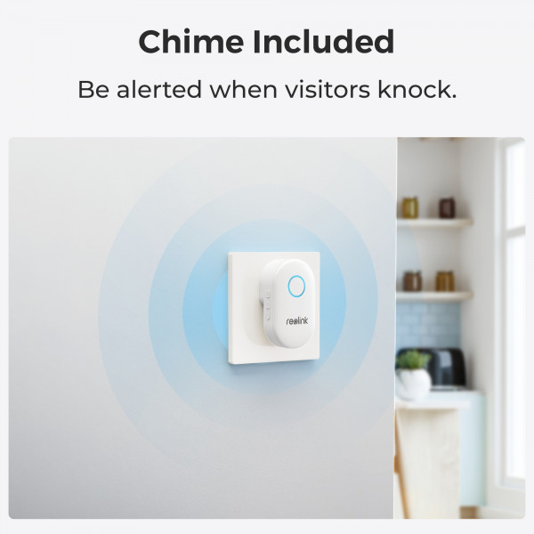 Відеодзвінок Reolink D340P (Video Doorbell PoE)