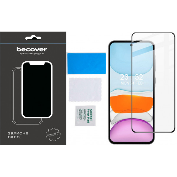 Захисне скло BeCover для Samsung Galaxy A55 5G SM-A556 Black (710932)