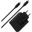 Зарядний пристрій Motorola 125W Black + кабель Type-C (PG38C06632)