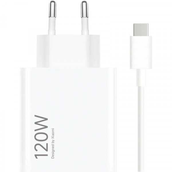 Зарядний пристрій Xiaomi 120W HyperCharge Combo USB-A White (BHR9462EU) + кабель Type-C