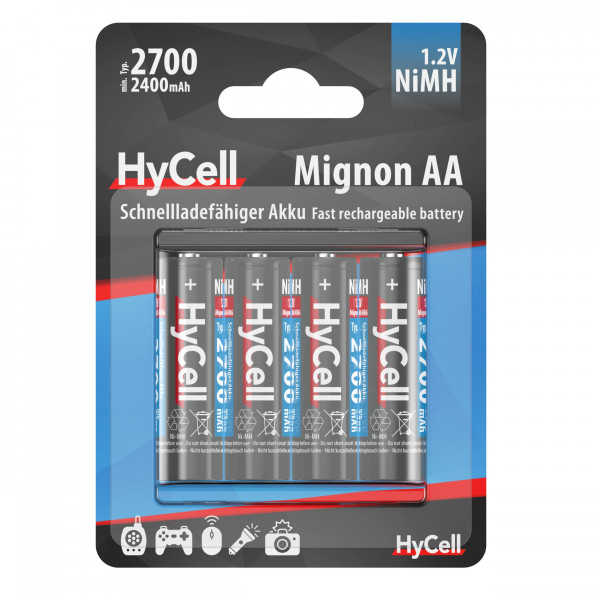 Акумулятори Ansmann AA/HR06 HyCell NI-MH 2700 mAh BL 4 шт