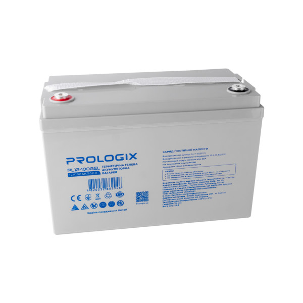 Акумуляторна батарея Prologix 12V 100AH (PL12-100GEL) GEL