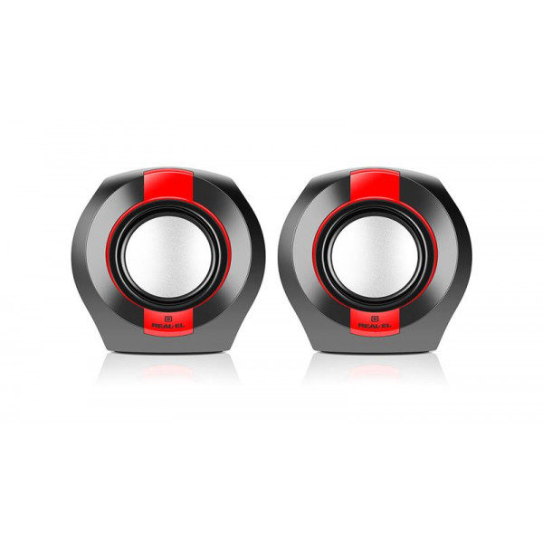 Акустична система REAL-EL S-50 Black/Red