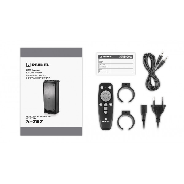 Акустична система REAL-EL X-797 Black
