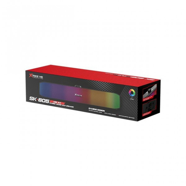 Акустична система Xtrike Me LED RGB Black (SK-605)