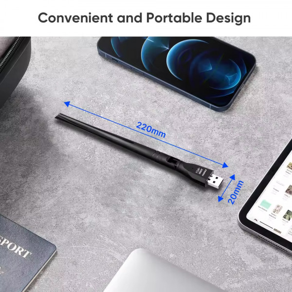 Бездротовий адаптер Fenvi FU-AX900ВT Wi-Fi 6, Bluetooth 5.3 Dual Band 2.4G 5G