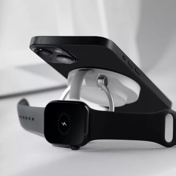 Бездротовий зарядний пристрій Proove Knocker 2 in 1 Qi2 15W White (WSPK15012002)