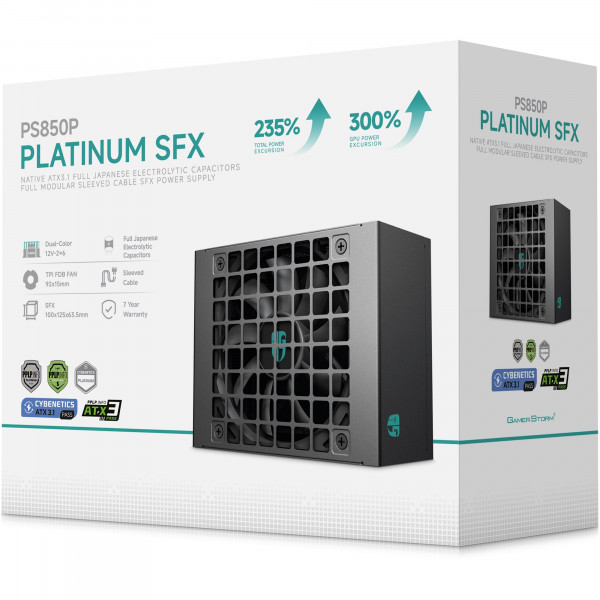 Блок живлення DeepCool GamerStorm PS850P 850W (R-PS850P-FE0B-JGEU)