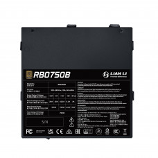 Блок живлення Lian Li RB0750B, 80 Plus Bronze, Black, EU Cord (G9P.RB0750B.B000.EU)