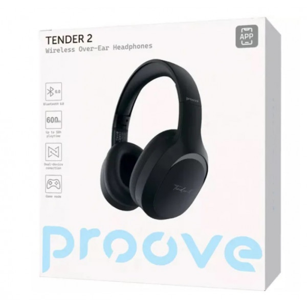 Bluetooth-гарнітура Proove Tender 2 APP Black (HPTR2001AP01)
