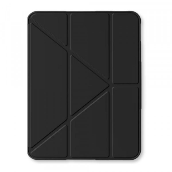 Чохол-книжка BeCover Rugged Origami Transparent з кріпленням Apple Pencil для Apple iPad 10.9" (2022/2024)/iPad (А16) 2025 11" Black (714966)