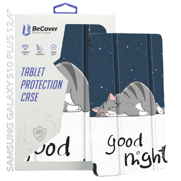 Чохол-книжка BeCover Smart Case для Samsung Galaxy Tab S10 Plus SM-X820/SM-X826 Good Night (712244)