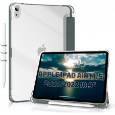 Чохол-книжка BeCover Soft Edge з кріпленням Apple Pencil для Apple iPad Air (4/5) 2020/2022 10.9" Dark Green (711120)