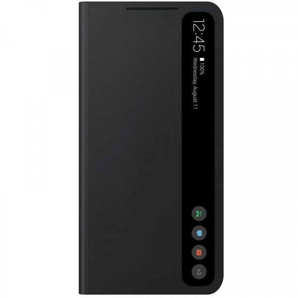 Чохол-книжка Samsung Smart Clear View Cover для Samsung Galaxy S21 FE SM-G990 Dark Gray (EF-ZG990CBEGRU)