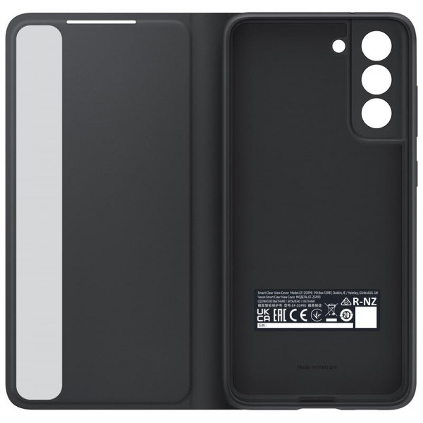 Чохол-книжка Samsung Smart Clear View Cover для Samsung Galaxy S21 FE SM-G990 Dark Gray (EF-ZG990CBEGRU)