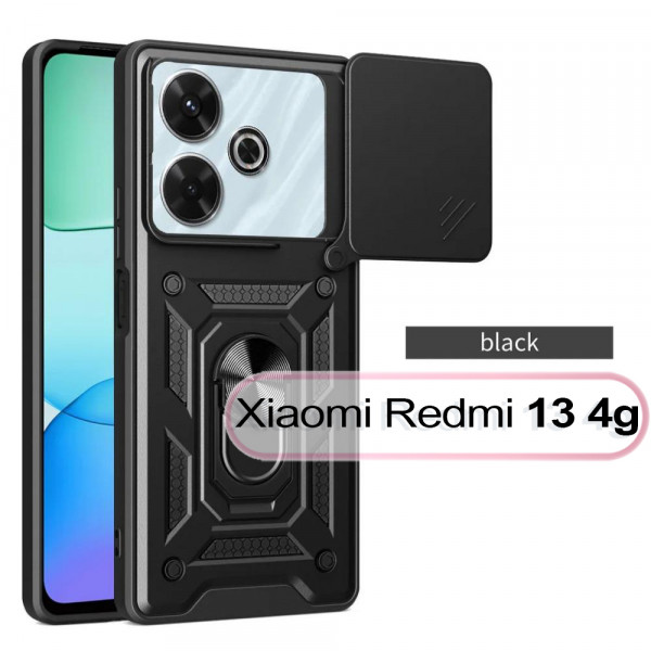 Чохол-накладка BeCover Military для Xiaomi Redmi 13 Black (711551)