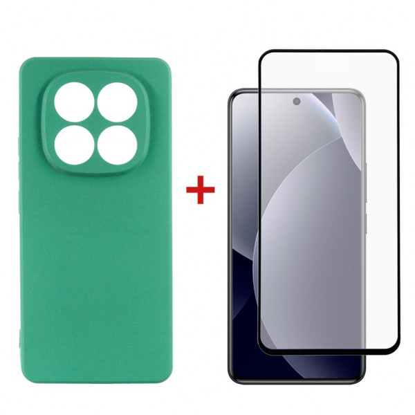 Чохол-накладка Dengos Soft для Xiaomi Redmi Note 15 Pro 4G Mint (DG-KM-196) + захисне скло