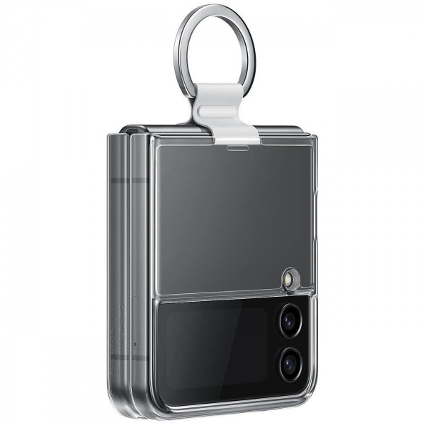 Чохол-накладка Samsung Clear Cover with Ring для Samsung Galaxy Flip 4 SM-F721 Transparent (EF-OF721CTEGUA)