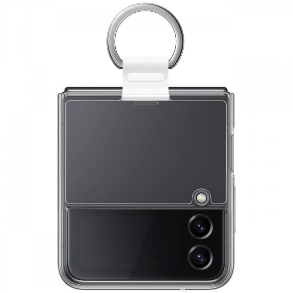 Чохол-накладка Samsung Clear Cover with Ring для Samsung Galaxy Flip 4 SM-F721 Transparent (EF-OF721CTEGUA)