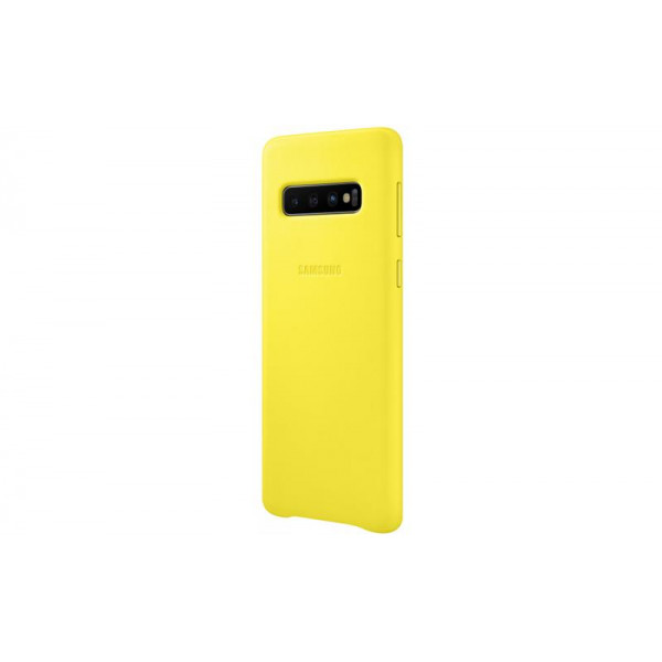 Чохол-накладка Samsung Leather Cover для Samsung Galaxy S10 SM-G973 Yellow (EF-VG973LYEGRU)