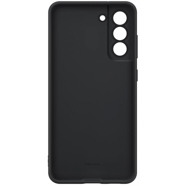 Чохол-накладка Samsung Silicone Cover для Samsung Galaxy S21 FE SM-G990 Dark Gray (EF-PG990TBEGRU)