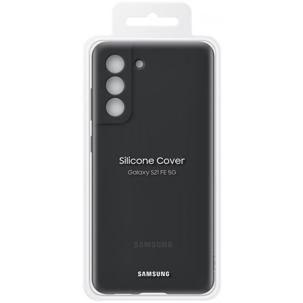 Чохол-накладка Samsung Silicone Cover для Samsung Galaxy S21 FE SM-G990 Dark Gray (EF-PG990TBEGRU)