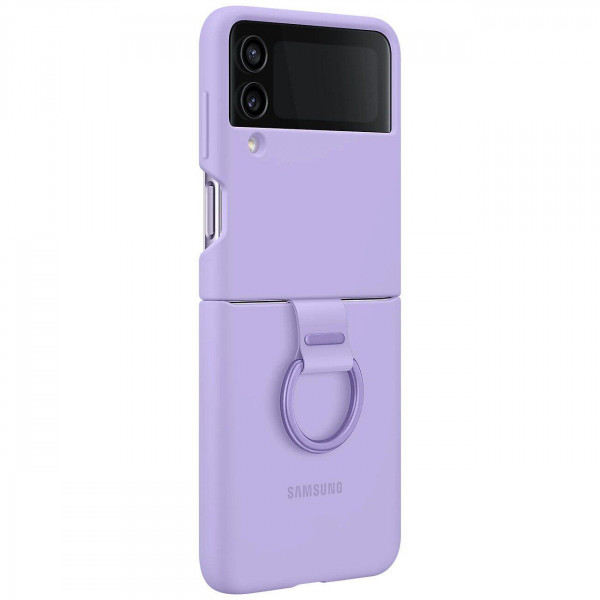 Чохол-накладка Samsung Silicone Cover with Ring для Samsung Galaxy Flip 4 SM-F721 Lavender (EF-PF721TVEGUA)