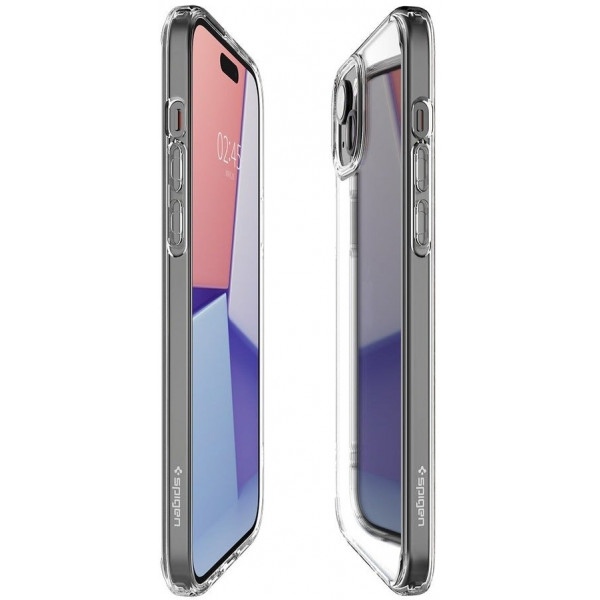 Чохол-накладка Spigen Crystal Hybrid для Apple iPhone 15 Plus Crystal Clear (ACS06459)