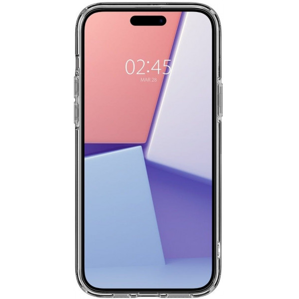 Чохол-накладка Spigen Crystal Hybrid для Apple iPhone 15 Plus Crystal Clear (ACS06459)