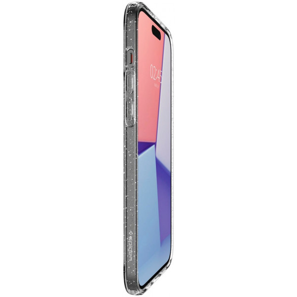 Чохол-накладка Spigen Liquid Crystal Glitter для Apple iPhone 15 Plus Crystal Quartz (ACS06648)
